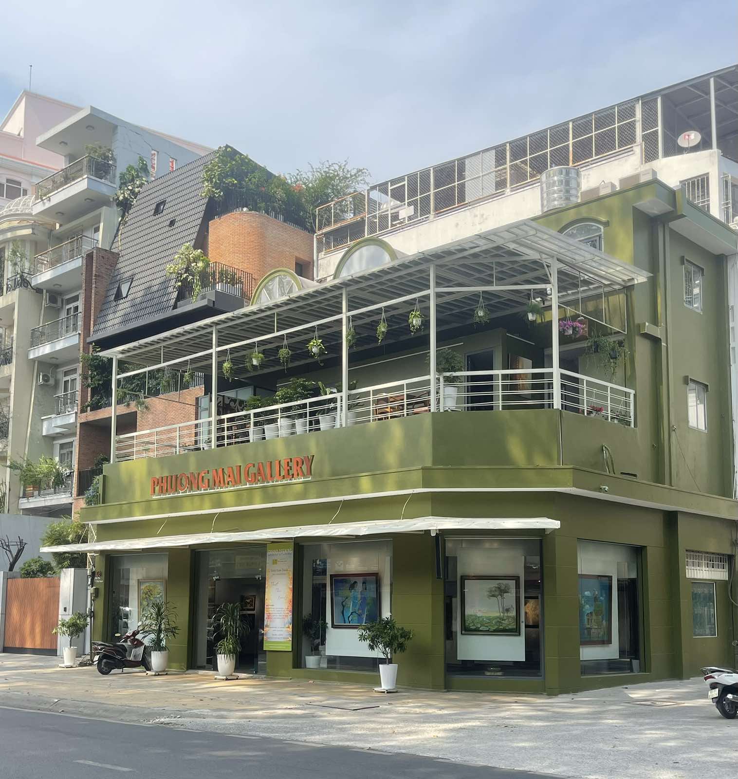 phòng tranh Phương Mai ở số 06 Trần Phú, phường Chợ Quán, TPHCM