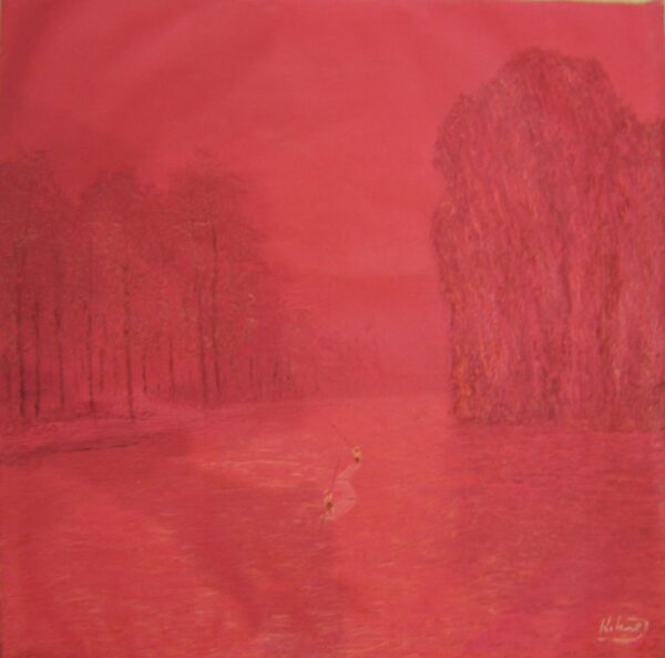 12.the vast of water-mênh mông sông nước80x80 (Sold)