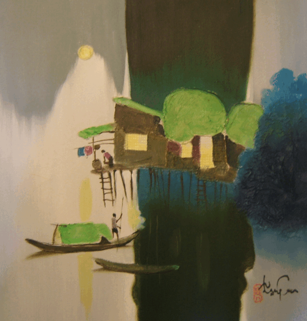 134.floating house(42x42) (Sold)