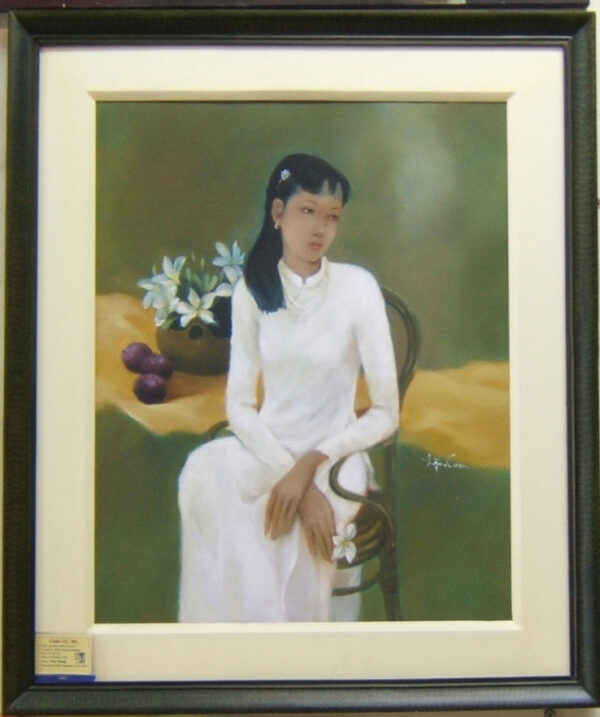 14-a shool girl and vase (Sold)