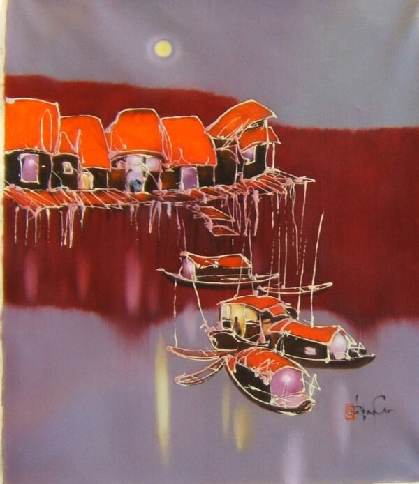 59-Evening clouds -rang chieu 60x70 (Sold)