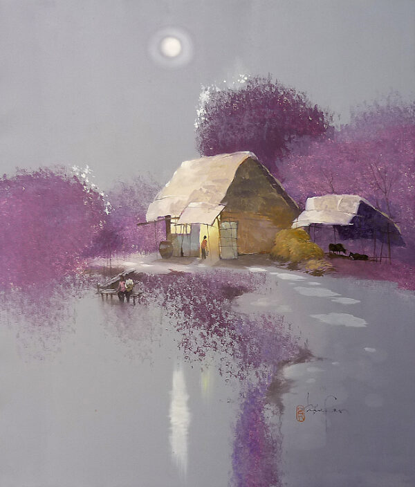 DC352 Dem trang V-Moonlit night V 60X70 cm (Sold)