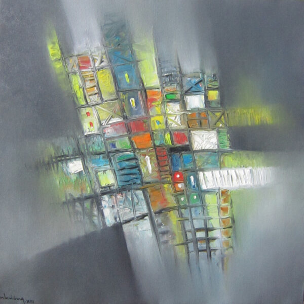 0.LN-17-13 - Urbanization- Đô thị hóa- 50x50 cm