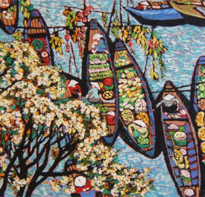 17. Floating Market In Mekong Delta