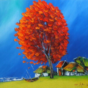 10. Landscape With Red Tree