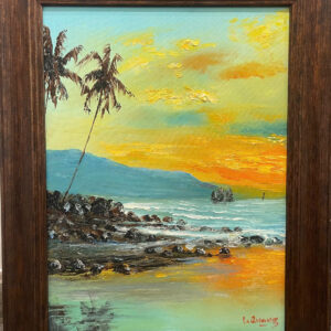 0. LQ_26-02. Sea at sunset