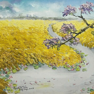 0. NTT-26-04. Dong Thap during the golden rice season.