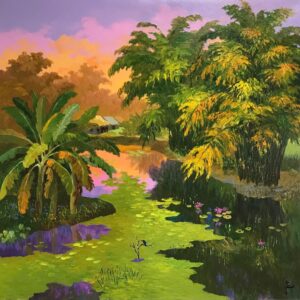 0. QTam.26-06. The village pond