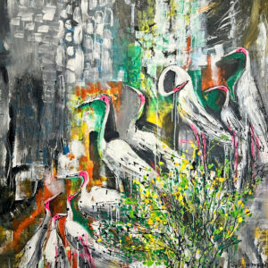 0. VDThanh-26-05. Nine cranes welcoming Spring